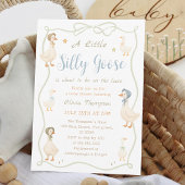 Carte D'accompagnement Silly Goose Baby shower Devine à quel point son ve