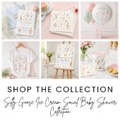 Invitation Fête de Crème Glacée de Bébé Silly Goose