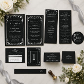 Sticker Rectangulaire Silver Elegance Collection Wedding Rectangle Stick