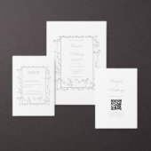 Silver Wedding Kaart (Personaliseer de collectie van deze zelfstandige maker.)