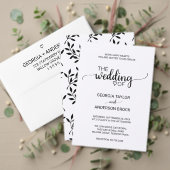 Invitation Simple Black Calligraphy Bride Tea Party (Personnalisez la collection de ce créateur indépendant. Test)