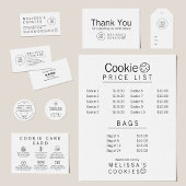 Carte de visite verticale simple pour boulangerie