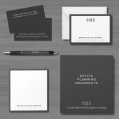 Carte De Visite Logo personnalisé simple à double face