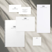 Eenvoudig Elegant modern Monogram Post-it® Notes