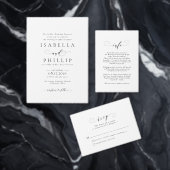 Carte de réception formelle à cadre transparent (Personnalisez la collection de ce créateur indépendant. )