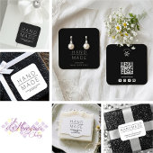 Carte De Visite Simple Minimalist Handmade Business Support.
