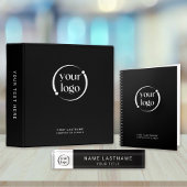 Carnet Logo moderne simple en noir