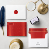 Programme simple de mariage rouge (Personnalisez la collection de ce créateur indépendant.)