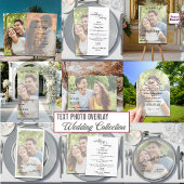 Simple Text Overlay Photo The Night Before Magneet