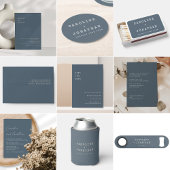 Étiquette Typographie de machine à écrire gris Adresse de re