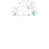 Gobelets En Papier Bunny Baby shower Spring Rose Girl