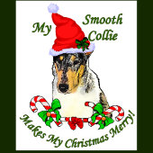 Cravate Smooth Collie Cadeaux de Noël