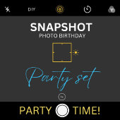 Snapshot Verjaardagsfoto Dank u voor Labels