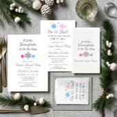 Serviette En Papier Petit flocon de neige en route