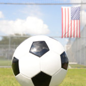 Assiettes En Carton Objectif Poster noir et blanc Soccer Ball Plaque p