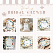 Invitation Fête des mariées molle Berry Blush