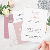 Étiquette d'adresse de retour de mariage Reverse B