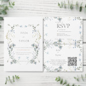 wit uitnodigingen wikkel (Personaliseer de collectie van deze zelfstandige maker.)