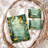 Carte D'accompagnement Soft Mint Citrus Diapper Raffle