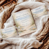 Invitation Soft Ocean Blue Bridal Shower