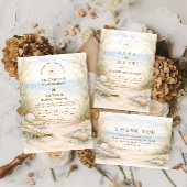 Invitation Soft Ocean Breeze Wedding