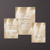 Carte D'accompagnement Pampas Grass Photo Boho (Personnalisez la collection de ce créateur indépendant.)