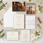 Menu Mariage de Jardin Pistache Douce