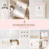 Invitation Some Bunny Is Turning Two Pink Tutu Birthday