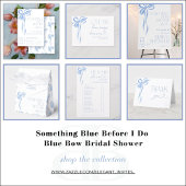 Buig iets blauw voordat ik Vrijgezellenfeest doe Servet