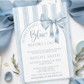 Something Blue Before I Do Bow Thank you Cadeaulabel