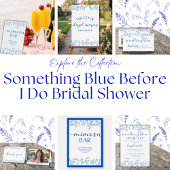 Signe De Table Chic Vintage Blue Mimosa Bar