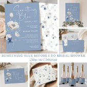 Numéro De Table Dusty Blue Floral Mariage