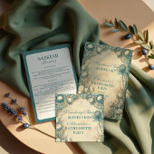 Invitation Something Blue Thistle Bachelorette Party