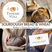 Carte De Visite Sourdough Bread Wheat Home Bakery