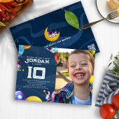 Chapeaux De Fètes Space Adventure : Blue Astronaut Anniversaire de e