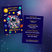 Autocollant d'anniversaire d'astronaute explorateu