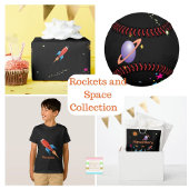 Assiettes En Carton Space Rocket Boys Anniversaire