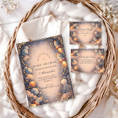 Space Rockets Stars Diapper Raffle Informatiekaartje