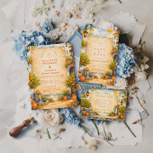 Spanish Courtyard Romance Wedding Kaart