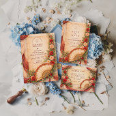 Save The Date Spanish Fan Romance Wedding