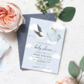 Mint Green Stork Books Request Insert Kaart