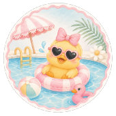 Invitation d'anniversaire Piscine de canards Splas