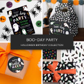 Serviette En Papier Fête d'Halloween Monogrammée Ghosts & Bats