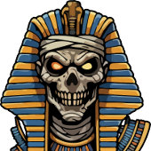 Papier Mousseline 🤍 blanc Pharaoh Mummy Tissue Paper 🎃 👑