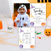 Bannière À Fanions Éffrayant Un Halloween Premier anniversaire