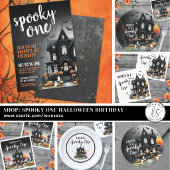 Invitation Un premier anniversaire Halloween effrayant