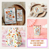 Invitation Sports Game Time All-Star 7th Birthday Party | Boy