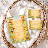 Invitation Sports Teddy Bear Baby Shower