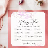 Spring Botanical Farmers Market Bakery Visitekaartje