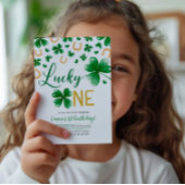 St. Patrick's Birthday Invitation Lucky One Party